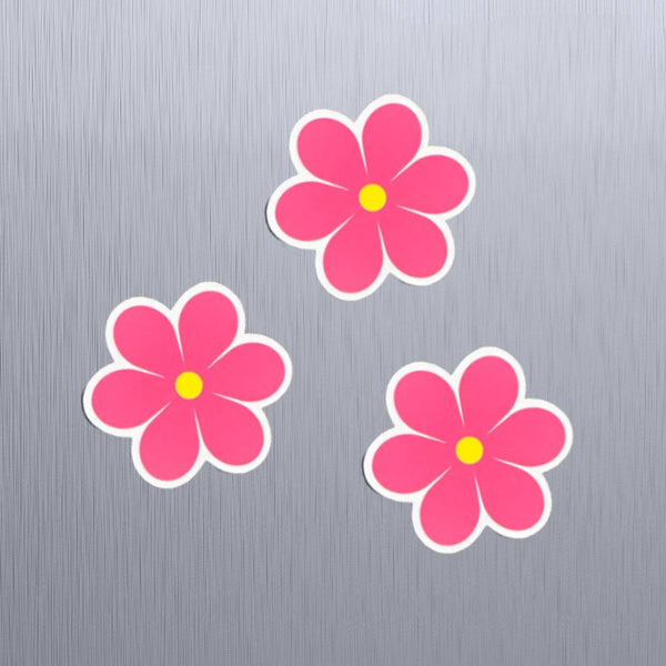 3pcs Flowers Decorative Magnets - SoulMade Customs