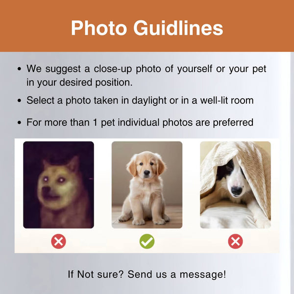 Photo guidelines for custom pet photo fridge magnet order – SoulMade CustomsCustoms