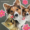 3pcs Flowers Decorative Magnets - SoulMade Customs