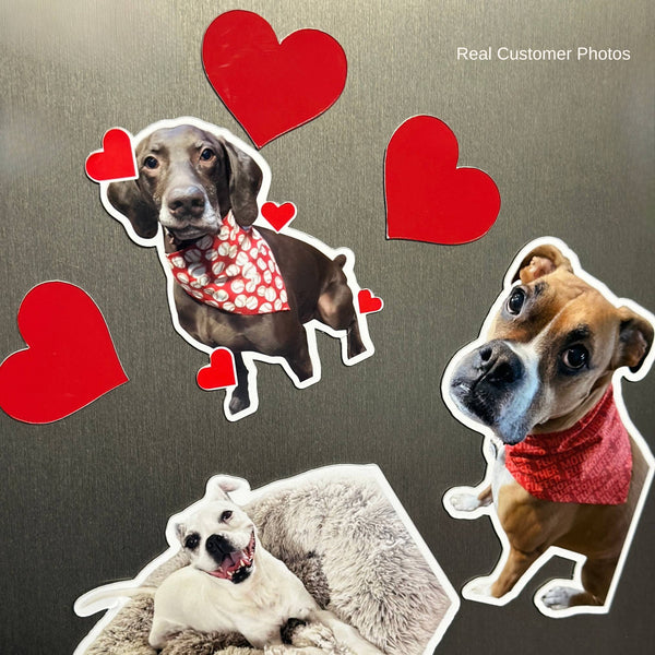 3pcs Hearts Decorative Magnets - SoulMade Customs