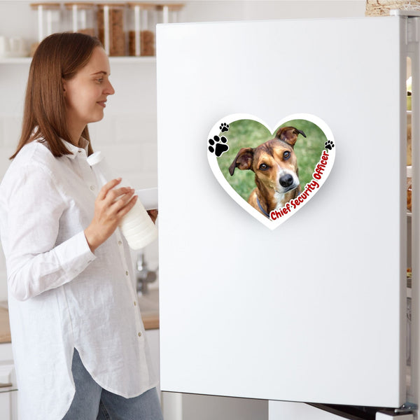 Custom Pet Photo Magnet – Funny Dog & Cat Gift, Personalized Fridge Magnet - SoulMade Customs