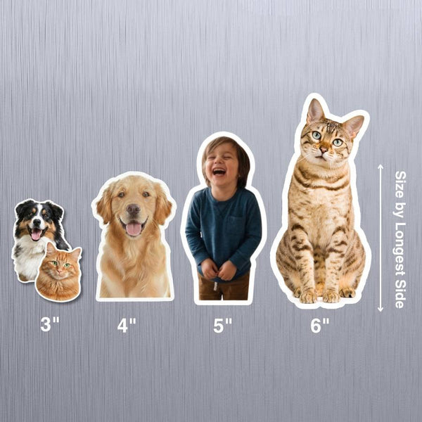 Funny AI Personalized Pet Photo Magnet - SoulMade Customs