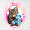 Custom Pet Photo Magnet with Name – Personalized Fridge Magnet